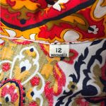 American Vintage Vintage 1970s Bold Print Cotton dagger collar Shirt Boho Mod Festival medium Photo 11