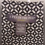 A pea in the pod  V-Neck Tunic Black/White Blouse Size Small Photo 2