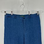 Ralph Lauren Lauren pinstriped high waisted wide leg blend summer size 14 Photo 1