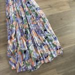 ASTR the Label Blythe Plisse Midi Dress Coral Multi Women Size XS Photo 7