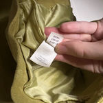 J. Jill Cottagecore 100% Suede Boho Cutout Floral Jacket Yellow Size L Photo 6