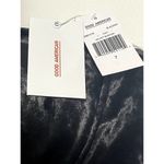 Good American The After Hours Cropped Velvet Bustier Black Women's Size 7 / 4XL Photo 2