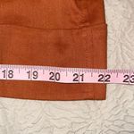 Lane Bryant ‎ Womens High Rise Ramie Blend Cropped Wide Leg Pants Rust Size 14/16 Photo 7