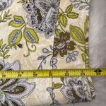 Cream Asymmetrical cotton knee length‎ Skirt for Casual Wear lightweight size 11 Green Photo 8