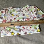 Aerie NWT  Stretch Crop Top Happy Floral Hearts Summer Lightweight Festival Beach Photo 7