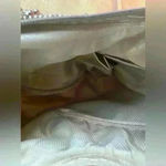 Silver and white beaded/sequined slouchy hobo style tote bag Photo 3