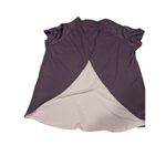 Reel Life  Women's XL Purple Split Back Graphic Tee Casual Summer Top Photo 2