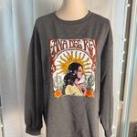 Lana Del Ray Gray Graphic Sweatshirt with Sunflower Design XL Photo 7