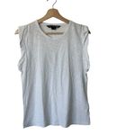Veronica Beard  Dree Muscle Tee White Sleeveless Top S Photo 2