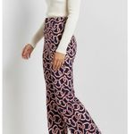 Anthropologie MAEVE x ANTHROPOOGIE Colette Cropped Wide-Leg Ponte Pants, Blue/Midnight, 24” Photo 3
