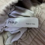 NAP Beige Elastic High Waist Wide Leg Pull On Lounge Wear Trouser Sweat Pants S Photo 3