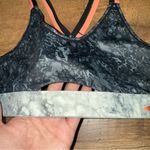 Brooks  Black and Gray Marble Print Women's Sports Bra Photo 9