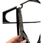 Mac Duggal Beaded Open Back Cut-Out Gown Black Womens Size 6 Photo 9