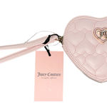 Juicy Couture  POWDER BLUSH FLAWLESS HEART ZIP AROUND WRISTLET Photo 0