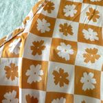 Altar'd State  Floral Checkered Crop Top Photo 7