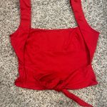 Princess Polly  red open back top Photo 1