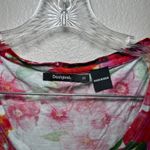 Desigual Women's Multicolored Floral Patchwork Short Sleeve T-Shirt Art to wear Photo 2