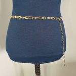 Gold Chain Belt with Multicolor Rhinestones Photo 1