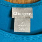 Chico's  Sleeveless Blue Wear with Anyrhing Tank Photo 2