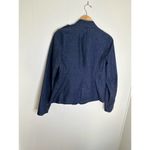 NWT G.H Bass & Co Indigo Rinse Dark Navy Bluu Denim Jacket Brown button detail‌ Blue Size M Photo 9