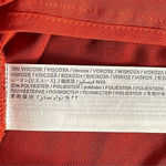 Mango wide leg pants with cover over front orange Sz L Photo 8