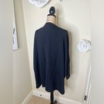 Entro NTM: 3/4 Button Back Sleeve Black Textured Tunic Length Blouse Size 1X Photo 13