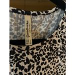 Stradivarius Leopard Print‎ Long-sleeve Fit Flare Dress Lightweight Designer Luxury Photo 5
