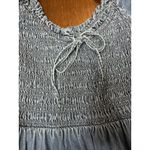 Gap Denim Smocked Dress Women Small Western Cowgirl Concert Festival Coquette Photo 7