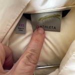 Athleta  Puffer Jacket Beater Women’s XXS‎  White / Cream Sleeveless Photo 2