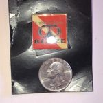 Vintage Belize Diving Enamel Pin Red Photo 3