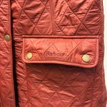 Barbour Wray Fleece-Lined Vest, Burnt Henna Brown / Red | Size 10 Photo 5