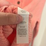 Aerie  Barbie Pink Oversized 100% Cotton Button Up Sweater Loungewear Size S Photo 3