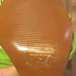Ralph Lauren Women’s Lauren Sandal Heels Size 7 Bright Green New Photo 7