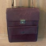 Valextra Maroon Shoulder Bag Luxury Purse Red Photo 1