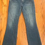 Cato - Dark Blue Denim Flared Jeans Size 10P Photo 0
