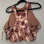 Athleta  Conscious Crop Top Racerback Pink Marble Tie Dye Size 3x D-DD NWT Photo 1