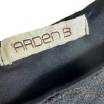 Arden B Blue Gray Striped Shimmery One Long Puff Sleeve Bodycon Mini Dress Sz L Size L Photo 4