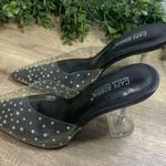 Cape Robbin  Clear 4” Heels w/Rhinestones Ladies Sz 9 Photo 2