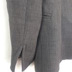 Kasper 4 Petite Workwear Textured Suit Jacket Blazer in Medium Gray Size 4P Photo 6