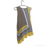 cupio  Asymmetrical Sleeveless Knit Top Colorblock Tunic Style Size S Photo 2