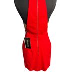 Sherri Hill  Short Red With Cutouts 54069 Dress Size 4 Photo 4