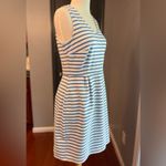 Old Navy Y2k Nautical Cotton Blue & White Summer Sleeveless Dress Photo 1