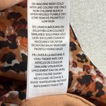 Beach Lunch Lounge Smocked Midi Dress Animal Print Long Sleeve Casual XL Brown Photo 6