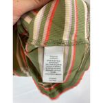Abound NWT  Stripe Rib Knit Crop Tank In Green Melissa Stripe size xl Photo 3