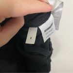 Reformation  Dahlia Black Lace Up Back Maxi Dress Floor Length Size 2 Photo 6