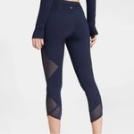 Athleta Black Aura Sonar Capri Leggings with Mesh Panels - Size Small Photo 6