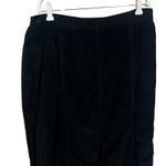 Cabin creek Black Corduroy Maxi Skirt Elastic Waist Tall 18T Photo 2