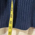 Treasure & Bond knit cold shoulder pullover navy sweater women’s Size Large Photo 6