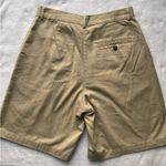 Vintage LL Bean Mom Shorts Womens 10 TAN High Waist Summer Casual Pockets A4 Photo 3