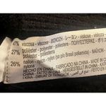 ZARA  Fitted Bodycon Cable Knit Square Neck Sweater Tank Mini Dress S Black Photo 8